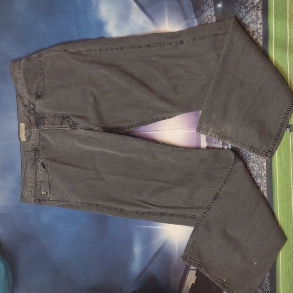 Burberry GRAY relaxed leg jeans size 36R big & tall